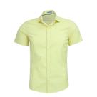 Camisa Social Amil Masculina Manga Curta Slim Sem Bolso Luxuosa 1869