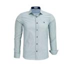 Camisa Social Amil Masculina Micro Xadrez Sem Bolso Manga Longa Elegante 1861 Camisa Social Amil Masculina Micro Xadrez Sem Bolso Manga Longa Elegante 1861