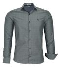 Camisa Social Amil Masculina Slim Manga Longa Pigmentada Passa Fácil 1828