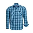 Camisa Social Amil Masculina Xadrez Manga Longa Comfort Com Bolso 1885 Camisa Social Amil Masculina Xadrez Manga Longa Comfort Com Bolso 1885