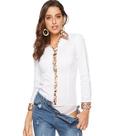 Camisa Social Body Feminina Manga Longa Ou Curta Tipo Colan