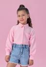 Camisa Social Botão Rosa Petit Cherie