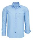 Camisa Social Comfort Amil Manga Longa Bolso Tecido Pigmentado 1873
