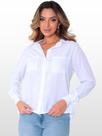 Camisa Social Elegante Manga Longa Camisas Para Trabalho Uniforme