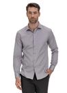 Camisa Social Executive Fio 60 Cetim Slim Fit Arrow - Grafite