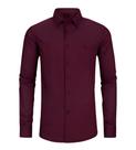 Camisa Social Fio 50 Slim Fit Yacht Master - Vinho Camisa Social Fio 50 Slim Fit Yacht Master - Vinho