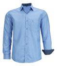 Camisa Social Lbl Com Bolso Manga Longa Não Amassa 3023