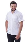 Camisa Social LBL Masculina Manga Curta Com Bolso Dia A Dia 3028