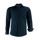 Camisa Social LBL Masculina Manga Longa Clássica Com Bolso 3006