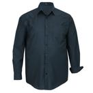 Camisa Social LBL Masculina Plus Size Manga Longa Com Bolso Extra Grande 3033