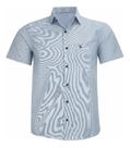 Camisa Social Manga Curta Comfort Com Bolso Passa Fácil 1848