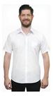 Camisa Social Manga Curta Masculina Com Bolso Básica P Ao G4