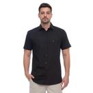 Camisa Social Manga Curta Slim Masculina Teodoro Linho Leve