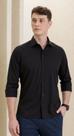 Camisa Social Manga Longa Baumgarten Elegance Slim 200204 Tamanho:7Cor:PretoGênero:Masculino