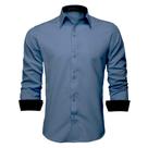 Camisa Social Manga Longa Slim Blusa Masculina Camiseta