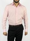 Camisa Social Manga Longa Slim Rosa