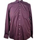 Camisa Social Manga Longa Vinho Zuza Plus Size