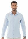 Camisa Social Masc. Slim Fit Easy Care Arrow - Azul CLaro Camisa Social Masc. Slim Fit Easy Care Arrow - Azul CLaro