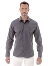 Camisa Social Masc. Slim Fit Easy Care Arrow - Grafite