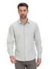 Camisa Social Masc. Slim Fit Easy Care Arrow - Verde Agua