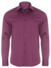 Camisa Social Masc. Slim Fit Premium Arrow - Vinho