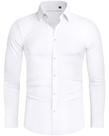 Camisa Social Masculina Alimens & Gentle - Slim Fit com Tecnologia 16-Way Stretch