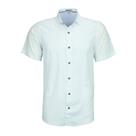 Camisa Social Masculina Amil Manga Curta Sem Bolso em Viscose 1859