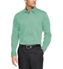 Camisa Social Masculina Bom Pano Manga Longa Lisa Verde Esmeralda