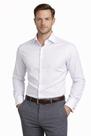 Camisa Social Masculina Branca de Fibra de Bambu Clássica, Fresca e Atemporal