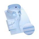 Camisa Social Masculina Branca Slim Fit De Manga Longa Com Bolso, Alta Qualidade, Formal Para Camisa Social Masculina Branca Slim Fit De Manga Longa Com Bolso, Alta Qualidade, Formal Para