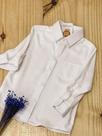 Camisa Social Masculina Infantil Branca tamanho 1