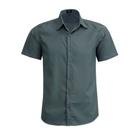 Camisa Social Masculina LBL Comfort Manga Curta Sem Bolso Uniformes Dia a Dia 3040