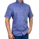 Camisa Social Masculina Manga Curta Com Bolso Classic