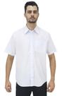 Camisa social masculina manga curta