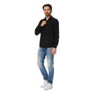 Camisa Social Masculina Manga Longa com Bolso 95% Poliéster