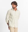 Camisa Social Masculina Manga Longa Diametro Verde