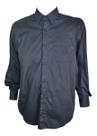 Camisa Social Masculina Manga Longa Preta 100% Algodão Plus Size Zuza