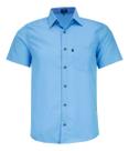 Camisa Social Masculina Mc Lbl Com Bolso Não Amassa 3031