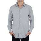 Camisa Social Masculina Ogochi ML Essencial Slim Cinza - 001 Camisa Social Masculina Ogochi ML Essencial Slim Cinza - 001