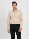 Camisa Social Masculina Premium Tipo Linho Bege