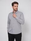 Camisa Social Masculina Premium Tipo Linho Smoke