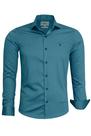 Camisa Social Masculina Slim Acetinado Com Elastano Viscose de Bambu 1903