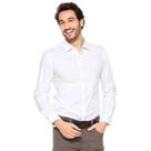 Camisa social mc ellus tricoline lycra branco 47b344