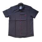 Camisa Social MX 72 Manga Curta Fit Misto Liso Masculino Adulto Ref. 23512