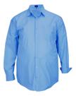 Camisa Social Plus Size Manga Longa Lbl Com Bolso Passa Fácil 3033