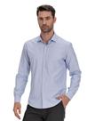 Camisa Social Slim Fit Fribra de Bambu Arrow - Marinho