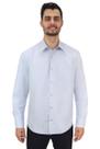 Camisa social slim masculina manga longa