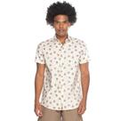 Camisa Social Teodoro MC Slim Fit Masculina Coqueiros Casual