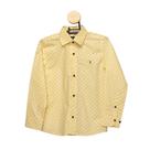 Camisa Social Teodoro ML Infantil Algodão Estampada Casual