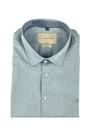 Camisa Social Tricoline Sarjado Manga Curta com Elastano - CAW